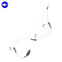 Готова снасть «Вбивця карася» (3 гачка, вантаж «Торпеда» 40g, 50g, 60g, 70g, 80g)