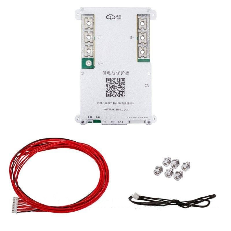 Контролер BMS 100A для акумуляторів LiFePO4/Li-ion/LTO JK-BD4A24S10P, плата захисту АКБ, JIKONG