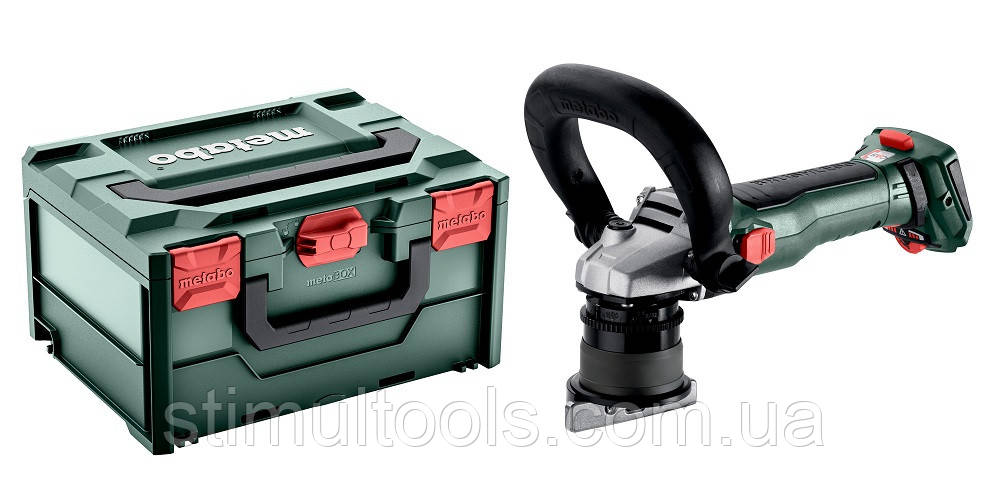 Акумуляторний крайковий фрезер для металу Metabo KFMVB 18 LTX BL 4 RF каркас. Безкоштовна доставка по Україні!, фото 1
