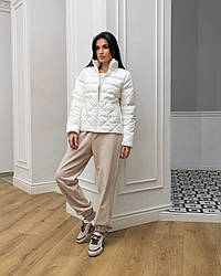 Весняна куртка біла біопух