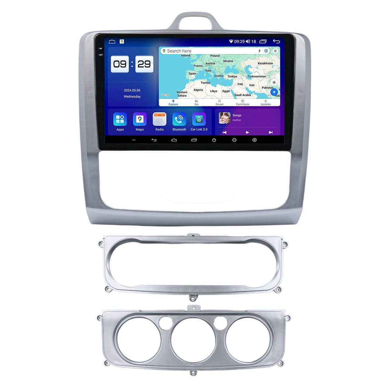 Штатна магнітола серії Mekede M200S 2K під Ford Focus 2 Mk 2 2004-2011 (F3) (W1) 9 дюймів, фото 1