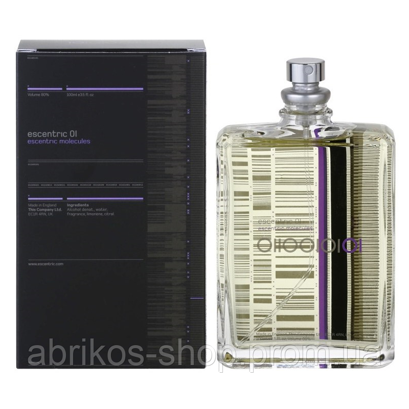 Escentric 01 Escentric Molecules Есцентрік 01 100 мл. Оригінал Англія, фото 1