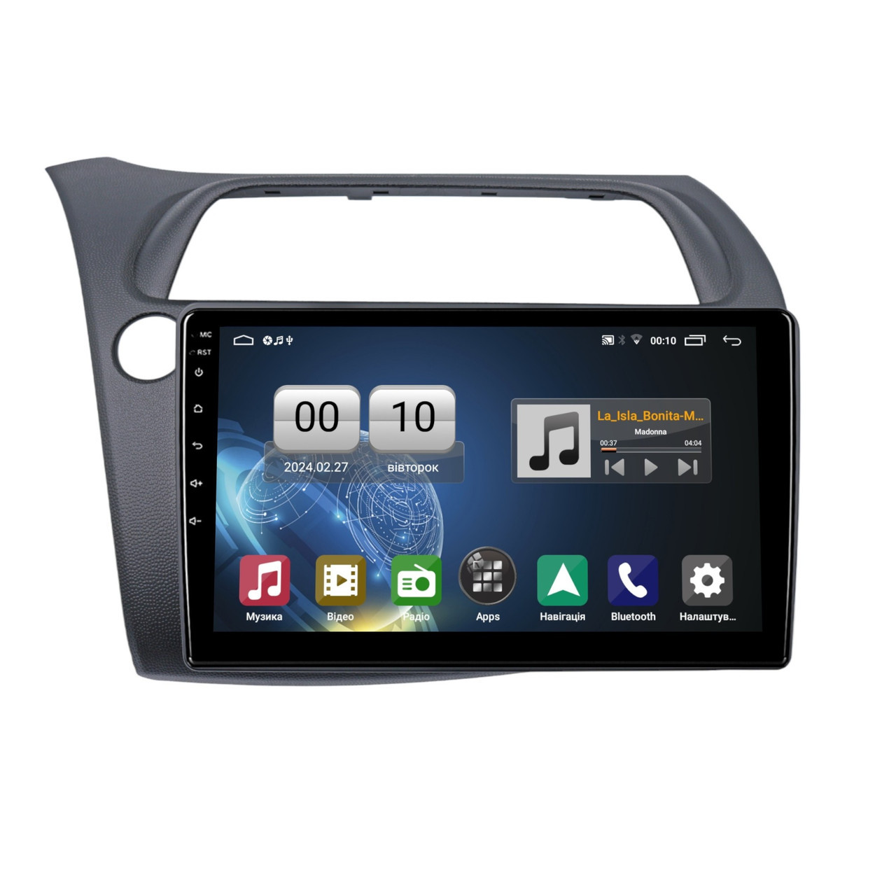 Штатна магнітола серії QIV Q1 під Honda Civic 2005 9 дюймів, фото 1