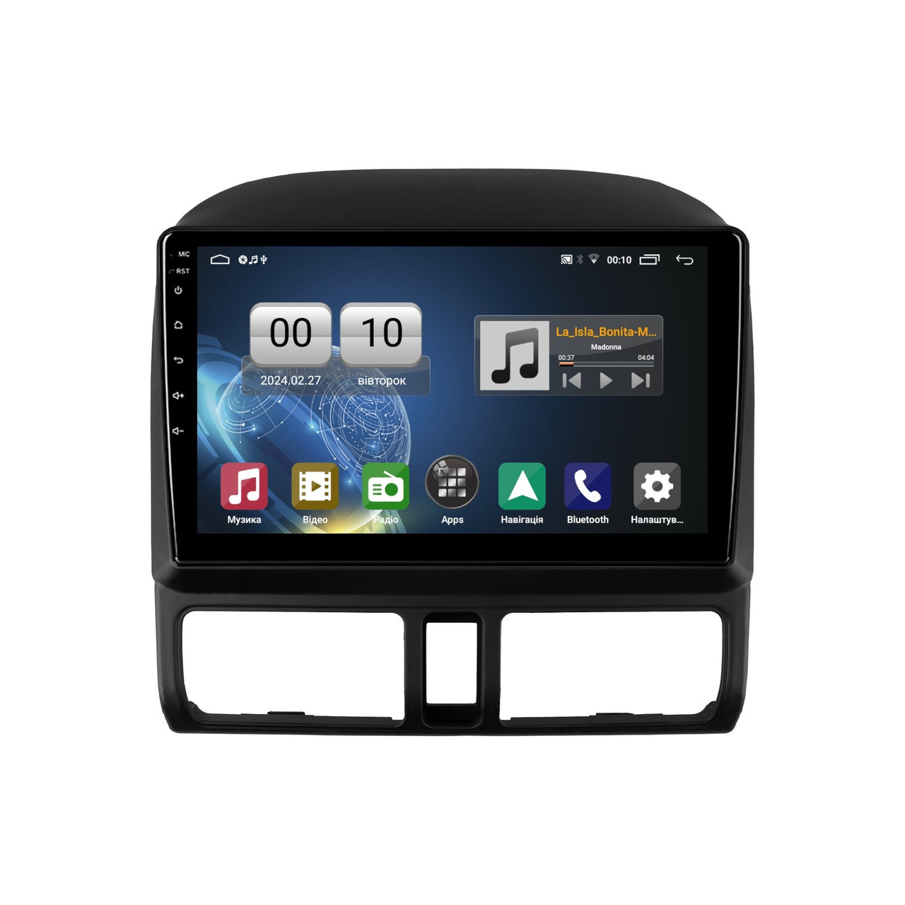 Штатна магнітола серії QIV Q1 під Honda CR-V 2 CRV 2001-2006 9 дюймів, фото 1