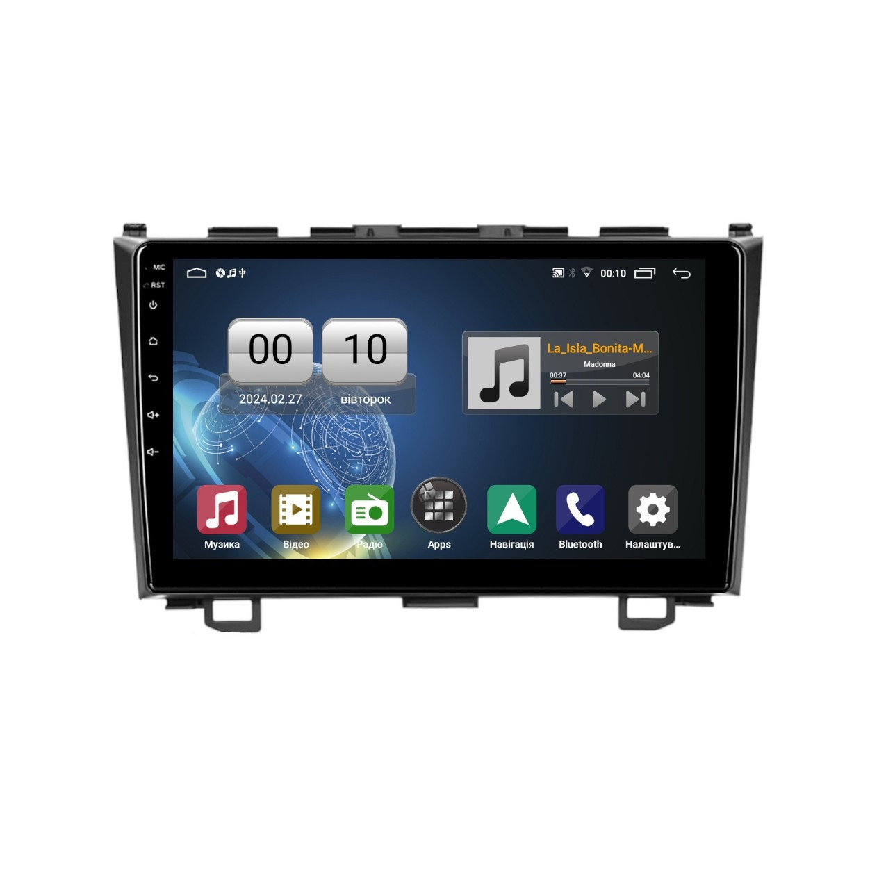 Штатна магнітола серії QIV Q1 під Honda CR-V CR-V 3 RE 2006-2012 (F1) 9 дюймів, фото 1