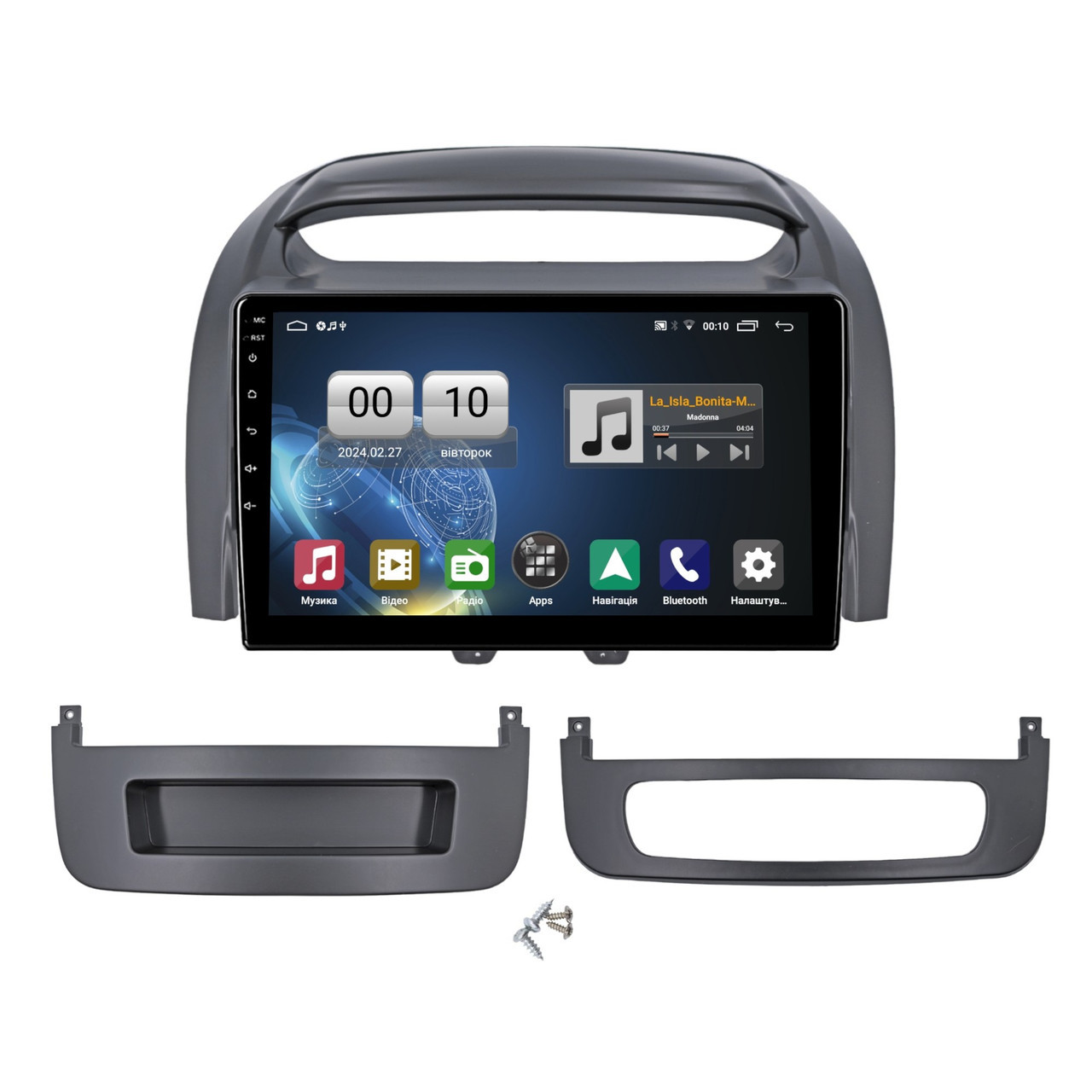 Штатна магнітола серії QIV Q1 під Kia Sorento BL 2013 - 2014 (F1) (W1) 9 дюймів, фото 1