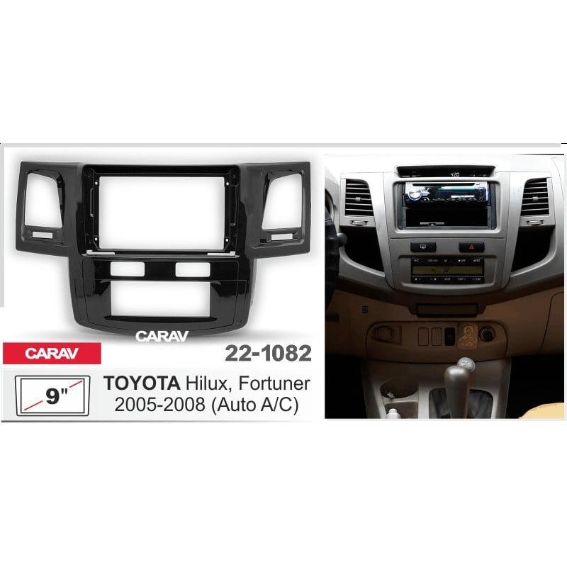 Перехідна рамка серії Carav 22-1082 для Toyota Hilux, Fortuner 2005-2008 (Auto Ac) 9 дюймів, фото 1
