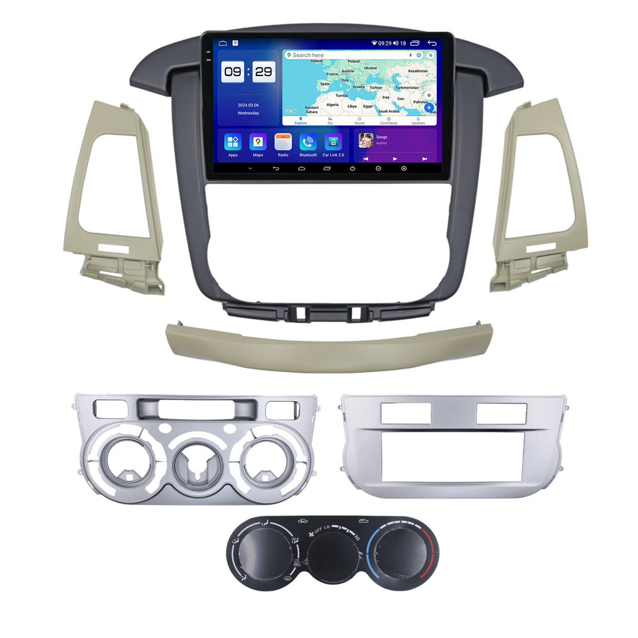 Штатна магнітола серії Mekede M200S 2K під Toyota Innova, Crysta 2008-2010 (F1) 9 дюймів, фото 1