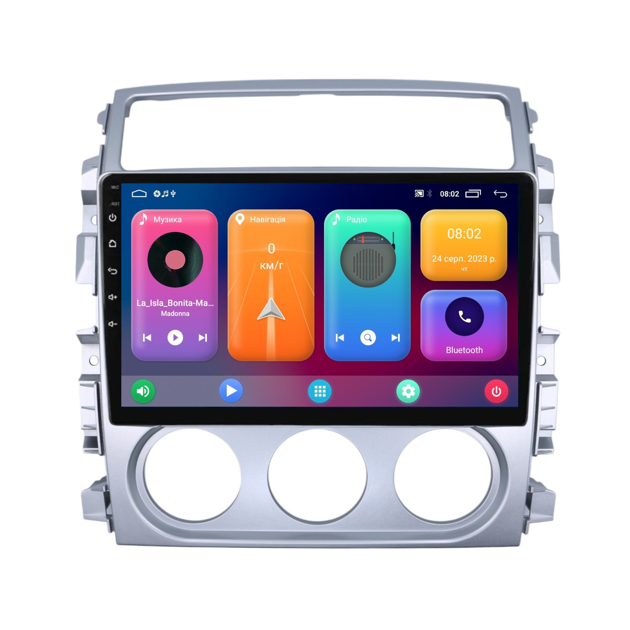 Штатна магнітола серії Cyclone C9 CPL під Suzuki Liana 1 2004-2008 9 дюймів, фото 1