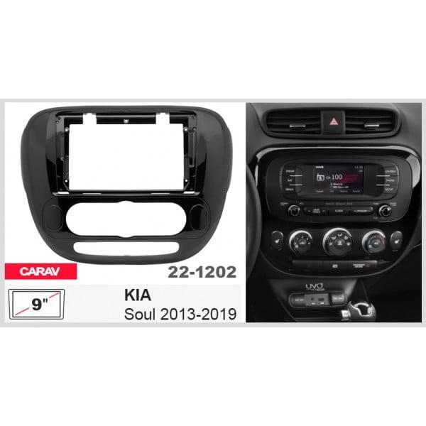 Перехідна рамка серії Carav 22-1202 для Kia Soul 2013-2019 9 дюймів, фото 1