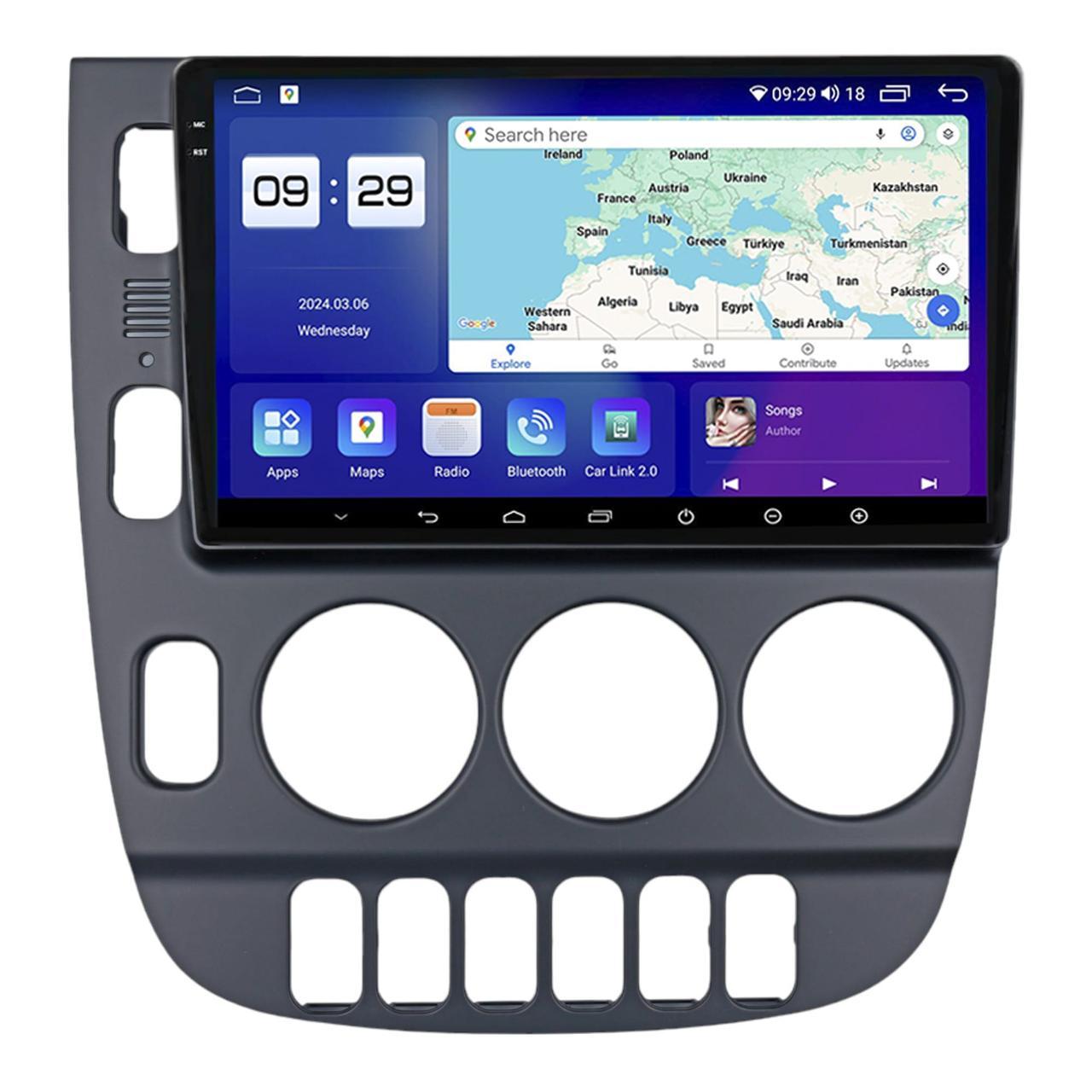 Штатна магнітола серії Mekede M200S 2K під Mercedes-Benz ML 320 350 W163 2001-2005 (F2) (W2) 9 дюймів, фото 1