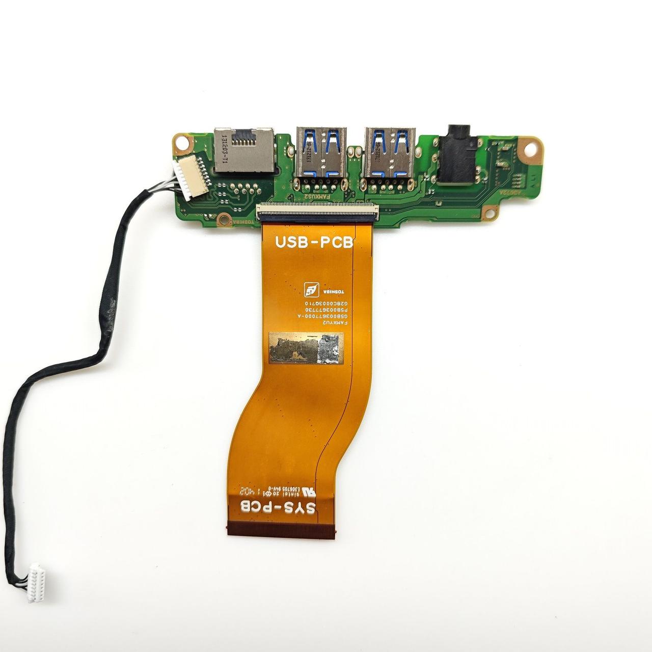 Доп. плата USB Audio LAN для ноутбука Toshiba Tecra Z40 Z40-A (FAMXUS2 A3672A) "Б/У"