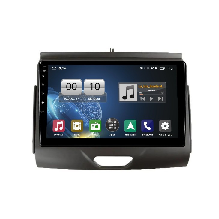 Штатна магнітола серії QIV Q1 під Ford Rangler 2015+ (W2) 9 дюймів, фото 1