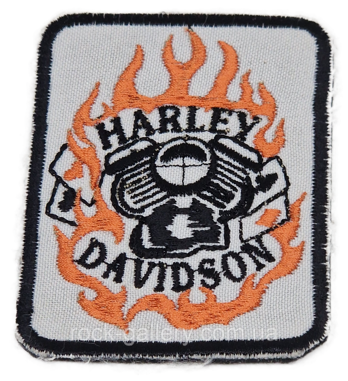 Нашівка з вишивкою "Harley-Davidson " 6 см х 8 см, фото 1