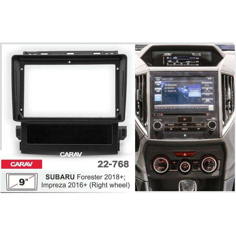 Перехідна рамка серії Carav 22-768 для Subaru Forester 2018+;Impreza 2016+; Xv 2017+ (Right Wheel) 9 дюймів, фото 1