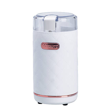 Електрична кавомолка 50 г Sokany SK-3027 150 Вт мультимолка для дрібного помелу біла, фото 1
