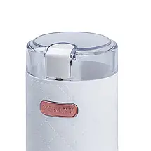 Електрична кавомолка 50 г Sokany SK-3027 150 Вт мультимолка для дрібного помелу біла, фото 5