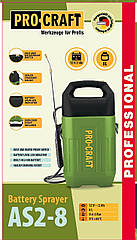 Акумуляторний обприскувач Procraft AS2-8