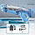 Водний бластер Weal Maker Water Gun Blue з авто закачуванням води, фото 4