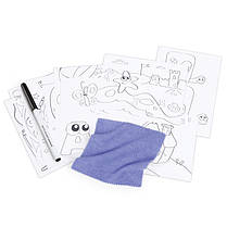 Мобільна дерев'яна дошка для малювання, 27х38х31 см, 3+, фото 4