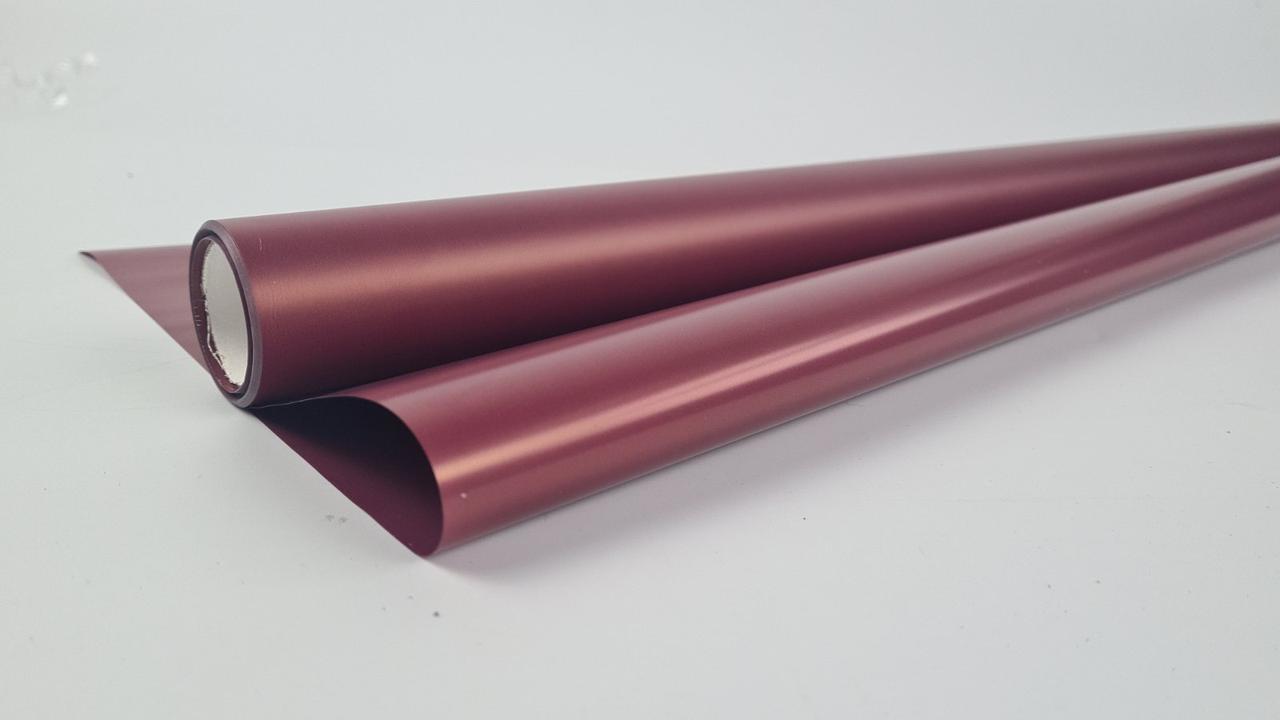 Рулон 8 м тонований "Престиж" (67) плівка для квітів (h660) No 820 бардовий (1 шт.), фото 1
