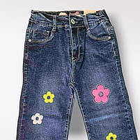 Джинси для дівчат оптом, Lemon tree, 4-12 років, № 387, фото 2
