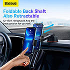 Тримач Baseus Easy Control Clamp Car Mount Holder Pro (Suction Cup Version) |5.4-6.7" чорний, фото 7