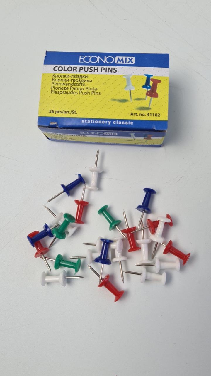 Кнопка "ECONOMIX" силов,в карт кор 36шт (41102) (1 пачка), фото 1