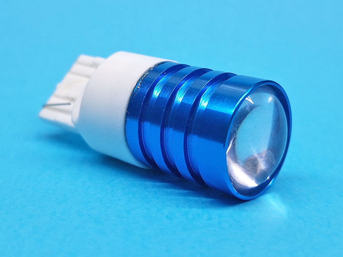 Світлодіодна лампа T20 W3x16d 1 CREE 12V WHITE з лінзою 1 контакт