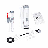 Унітаз підлоговий Qtap Stenava Rimless безобідковий з сидінням Soft-close WHITE QT27228303W, фото 8