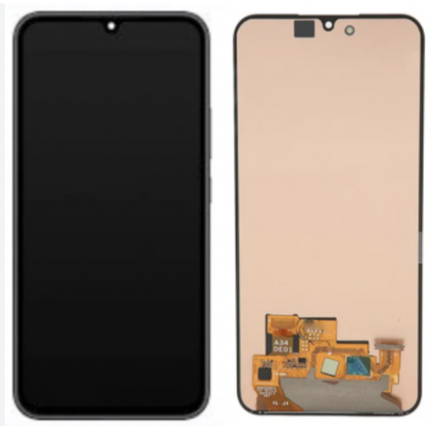 Дисплей (екран) для Samsung A346 Galaxy A34 + touchscreen, чорний, TFT, фото 1