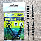 🇺🇦 Стопорна бусина для лідкору «Stopper for leadcore» 5мм (24 штуки) 🇺🇦, фото 3