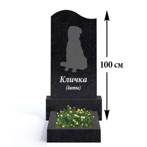 Недорогий пам'ятник на могилу із граніту (80-40) Т-06, фото 1