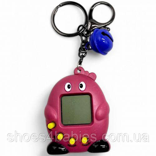 Електронна гра "Penguin Pet Тамагочі", брелок (бордовий)