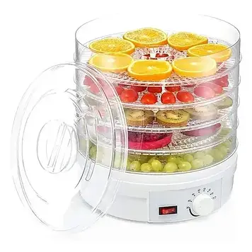 Сушарка-дегідратор фруктів, овочів, м'яса та інших продуктів Zepline 029 5 секцій 800 Вт