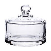 Цукерниця з кришкою Ø 10 см скляна HP-YH-24