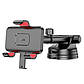 Автотримач для телефона HOCO H22 Dragon automatic clamping car holder(center console) Red Black, фото 5