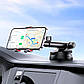 Автотримач для телефона HOCO H22 Dragon automatic clamping car holder(center console) Red Black, фото 9