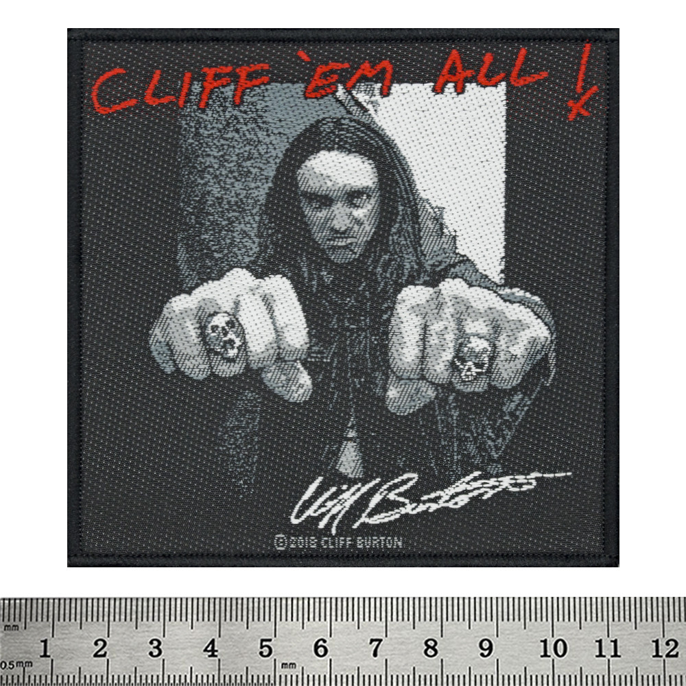 Нашивка ткана METALLICA - CLIFF 'EM ALL (ofp-151), фото 1