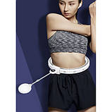 Хула-хуп з масажними накладками + обтяжувач , обруч для схуднення з лічильником Trizand 25254 Польща, фото 3