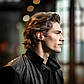 Бездротові навушники HOCO ES70 Armour neck-mounted BT earphones Black, фото 5