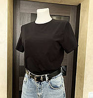 Футболка жіноча чорна Five Stars 10917-L