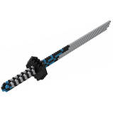 УЦІНКА! Синя Міні - Катана конструктор на 535 деталей XINZ. Іграшкова катана на 47 СМ, фото 3
