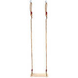 Гойдалка дитяча дерев'яна підвісна Kruzzel 23553, фото 8