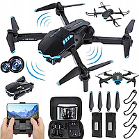 Дитячий Квадрокоптер X6 камерою 4K HD FPV + 30 хв + кейс (1+1 акумулятор + запасні лопаті)