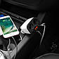 Автомобільний зарядний пристрій HOCO Z28 Power ocean cigarette lighter in-car charger with digital display, фото 5