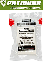 Оригинальный компрессионный бинт для тампонады ран North American  Rescue (compressed gauze) СТМ