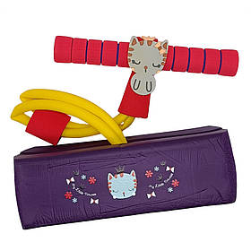 Дитячий джампінг Bambi 67942(Violet) підсвічування, пискавка, Toyman