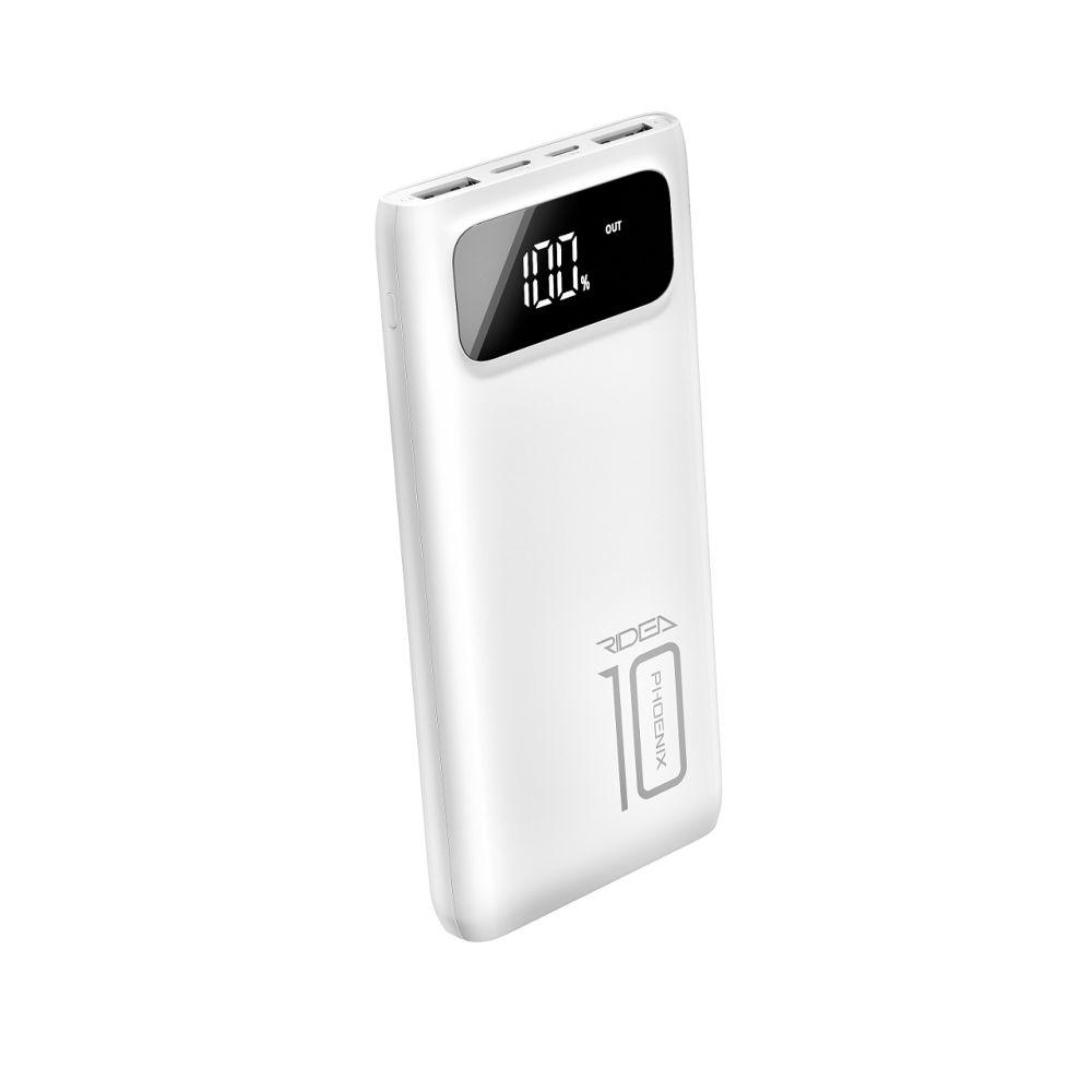 Універсальна Мобільна Батарея Power Bank Ridea RP-D10L Phoenix10 10W digital display + lamp 10000 mAh Колір