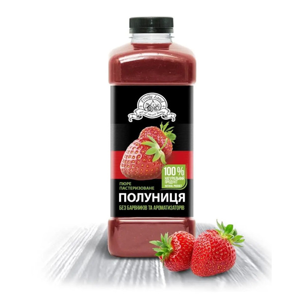 Пюре пастеризоване Fruityland полуниця 1кг